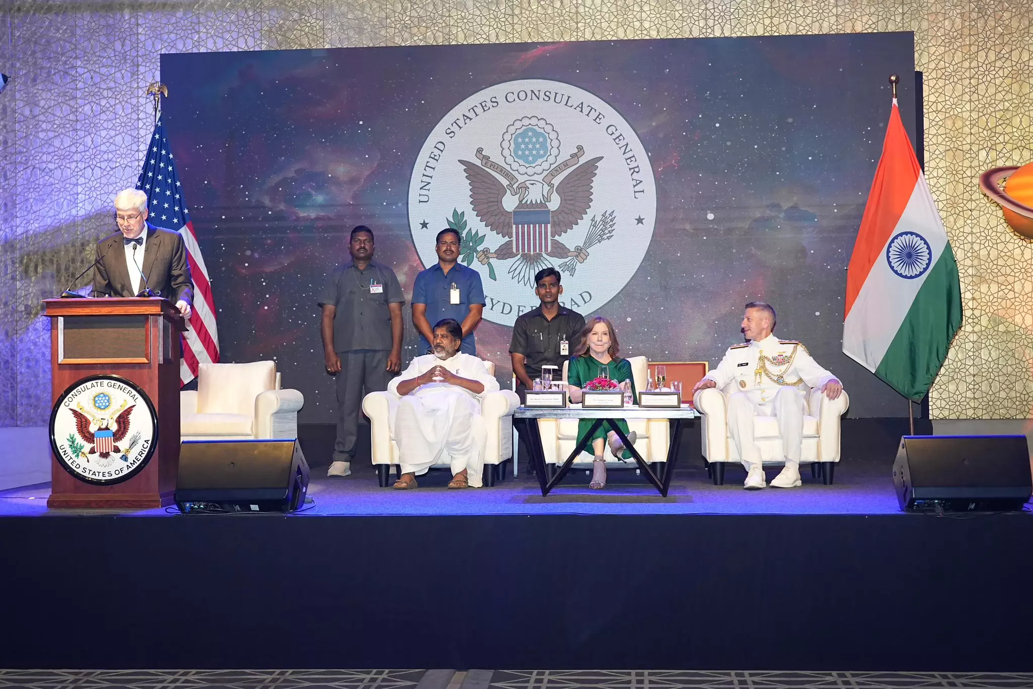 US Independence Day celebrations by US Consulate, Dept. CM Bhatti Vikramarka attends