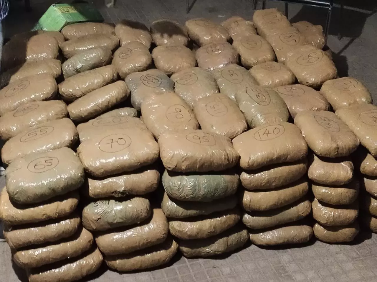 Operation narcos helps RPF recover 1084.49 kgs narcotics worth Rs.2.70 cr
