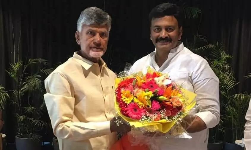 Undi MLA-elect RRR lodges complaint against ex-CID chief, Jagan, others