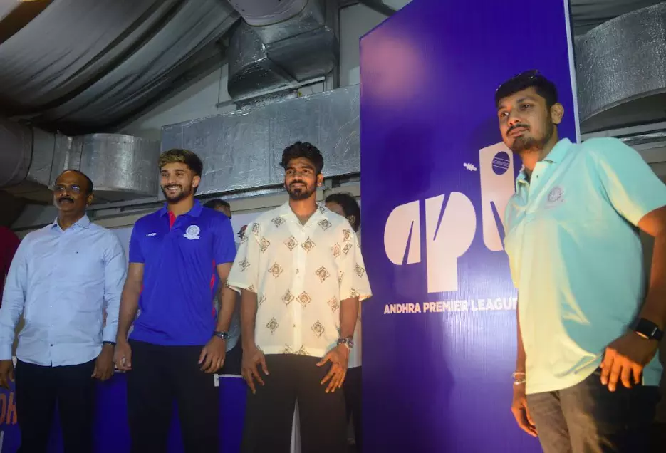 Andhra Cricket Association unveils logo for third season of Andhra Premier League