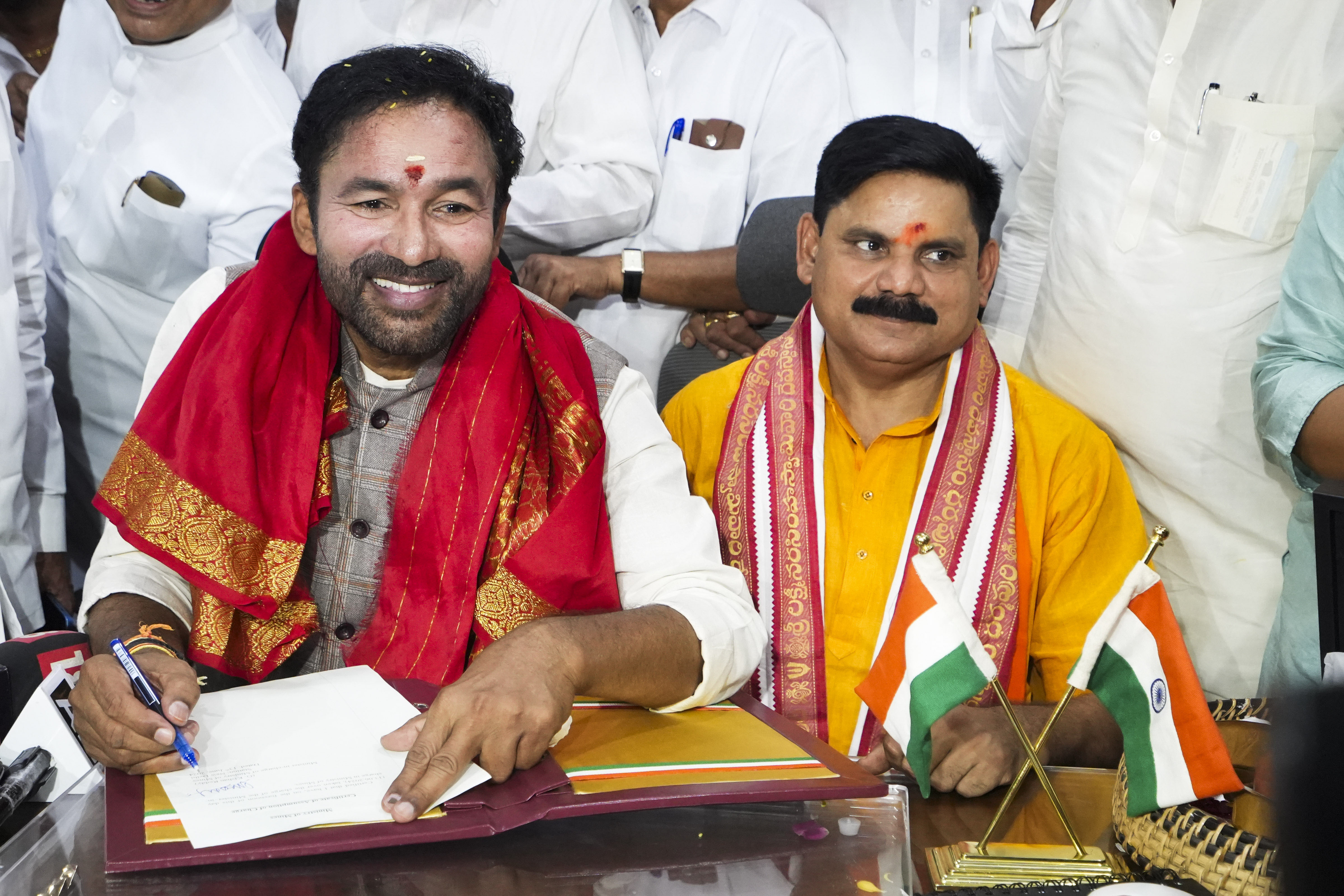 Kishan Reddy takes charge as Union Minister of Coal and Mines