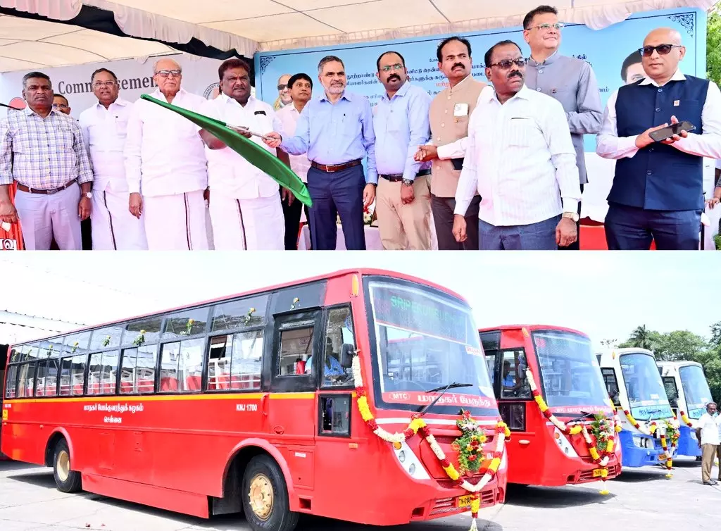 LNG and CNG converted buses launched in Tamil Nadu