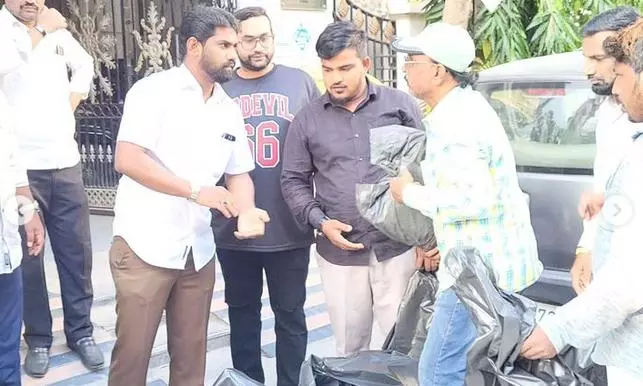 Ahead of Bakrid, GHMC Distributes Free Plastic Covers