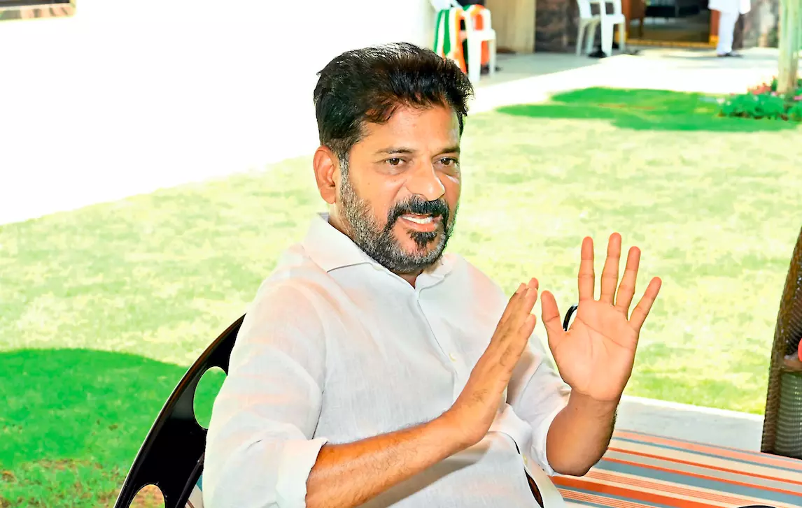 CM Revanth Reddy Hails Cop for Helping Girl Reach UPSC Centre