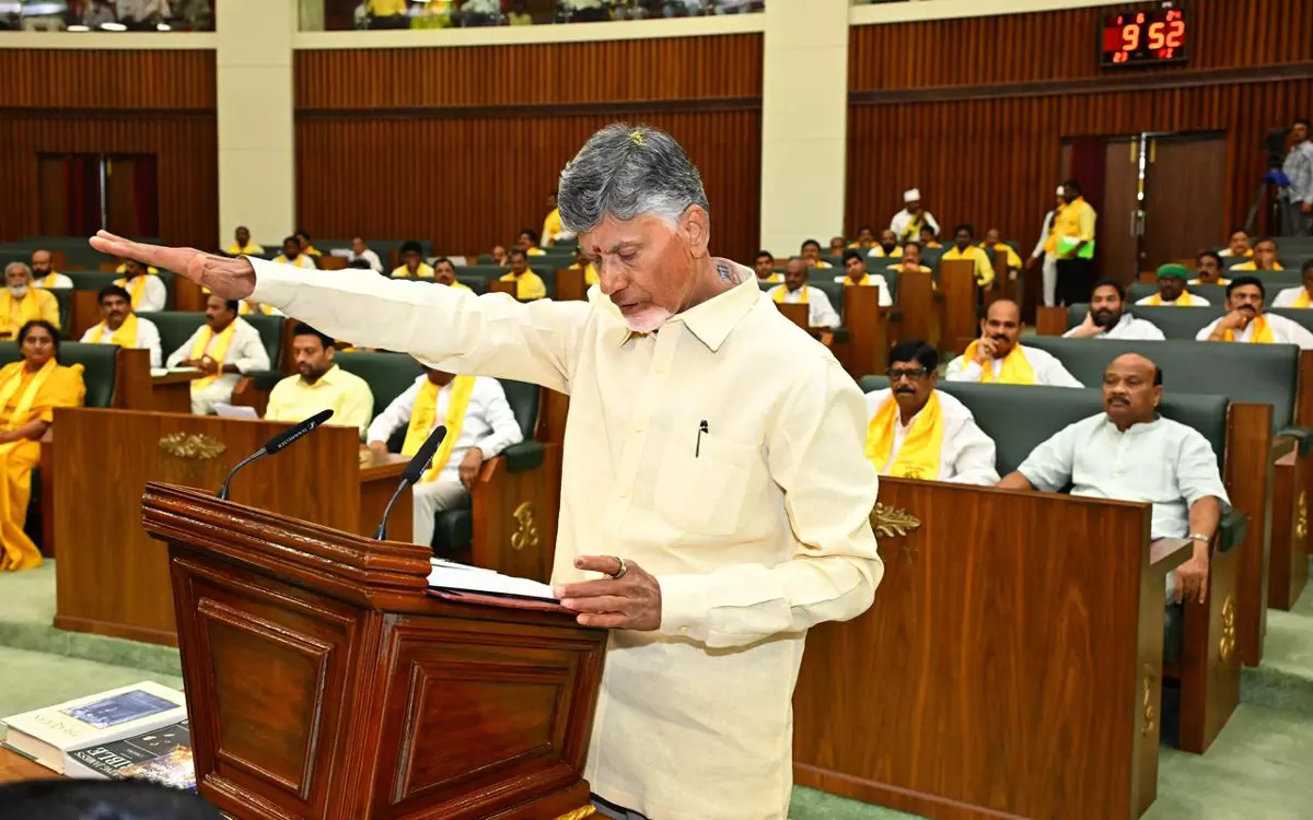 Chandrababu returns to Assembly as CM after 2.5 years