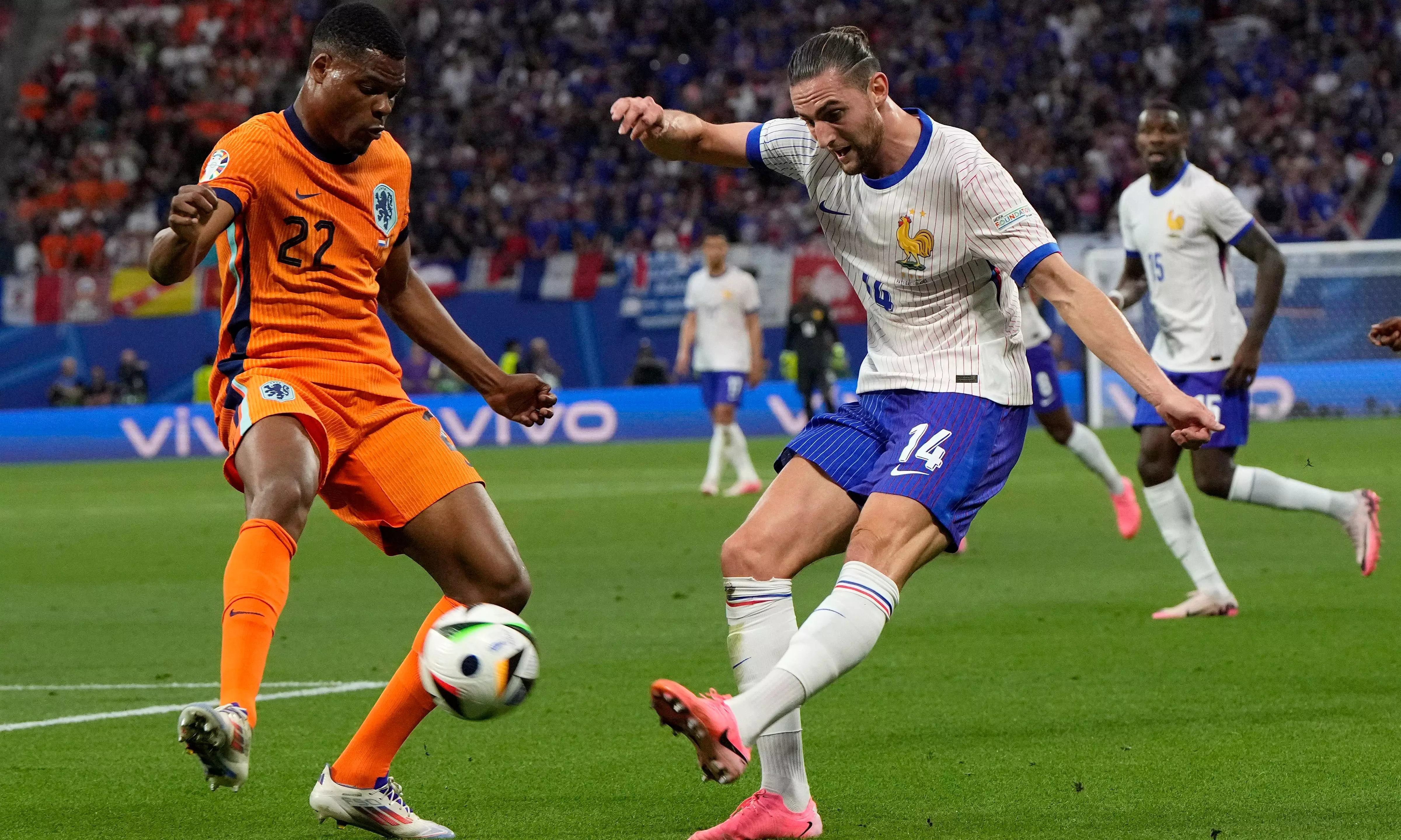 Mbappé watches from subs bench as France and Netherlands produce Euro 2024s first 0-0