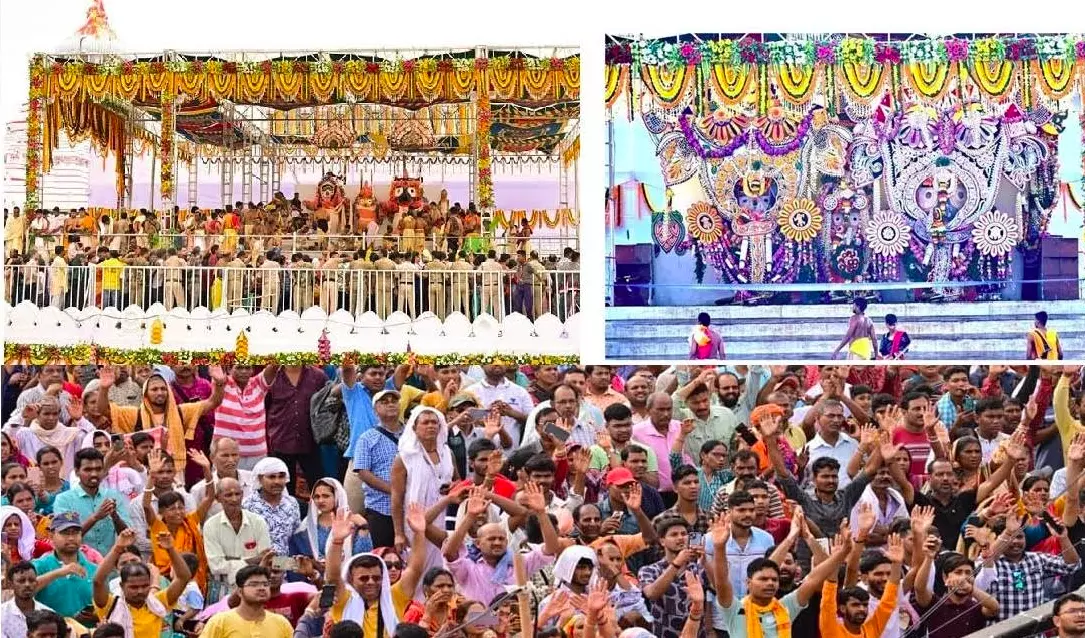 Odisha: Lakhs Witness Lord Jagannath’s Snana Yatra in Puri