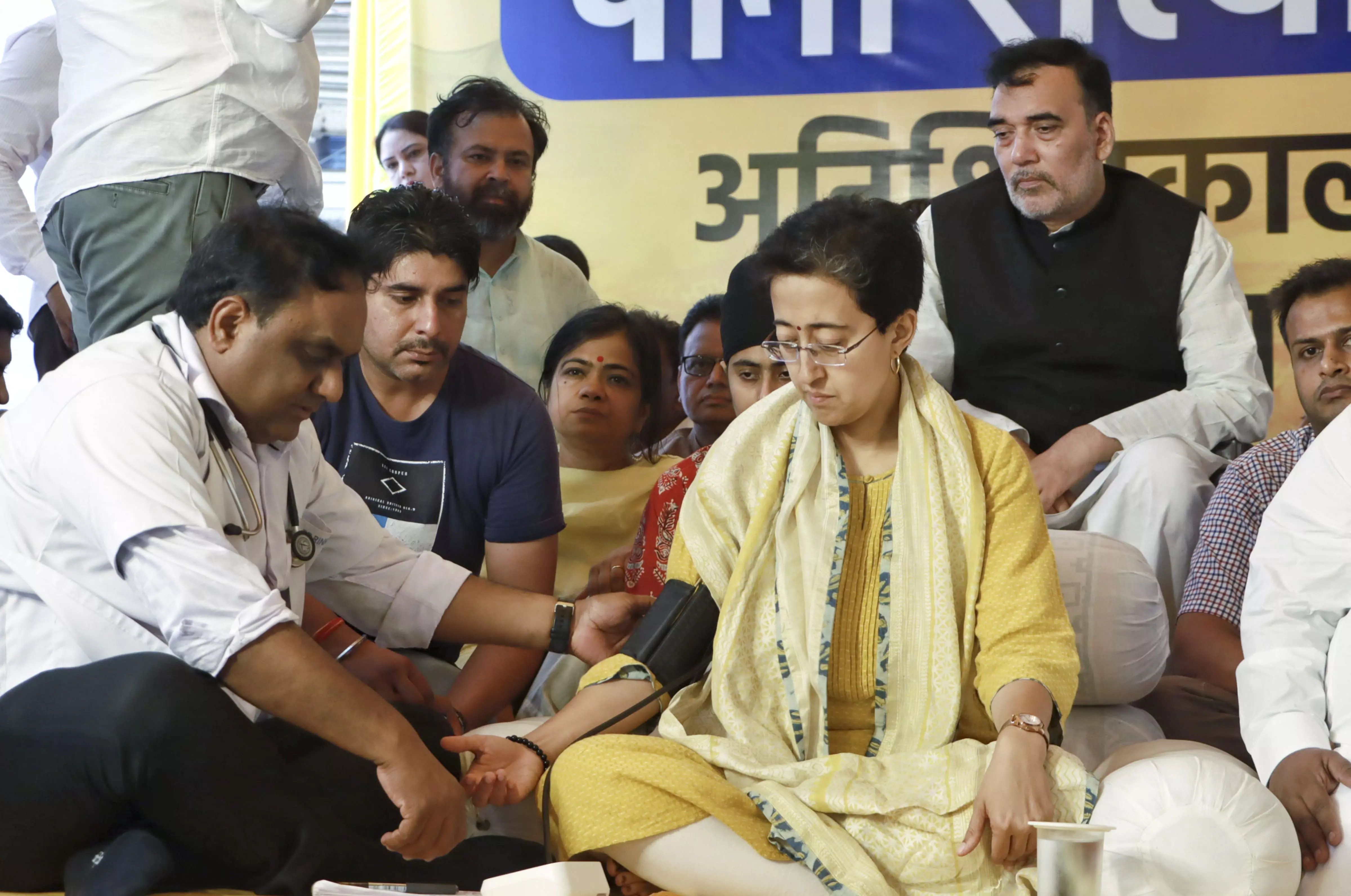 Until 28 lakh Delhiites get water, my indefinite fast will continue: Atishi
