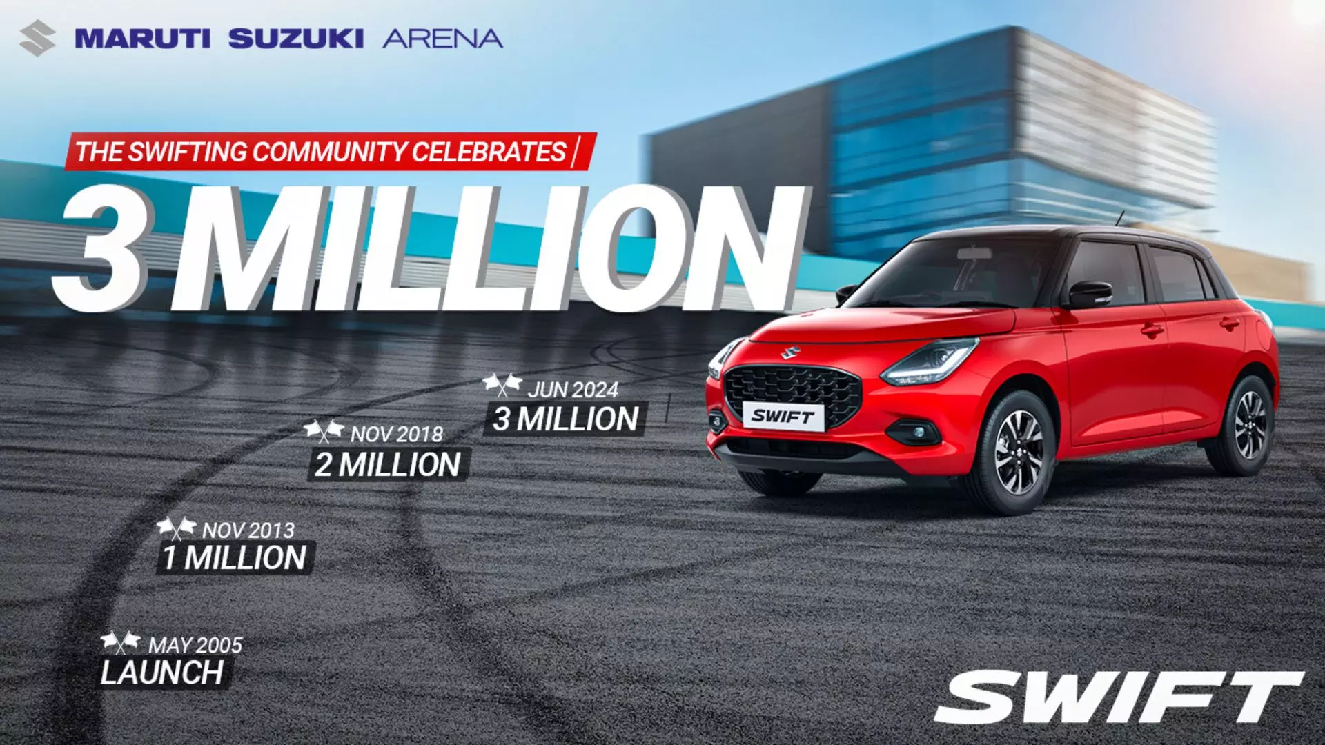 Maruti Suzuki Swift drives past 30 lakh sales mark