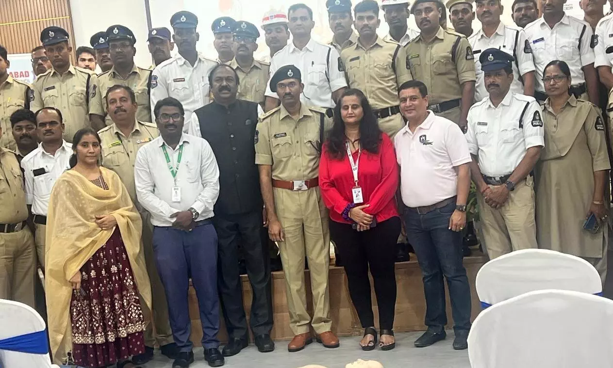 Hyderabad Commissionerate Officials Receive Emergency First Responder Training