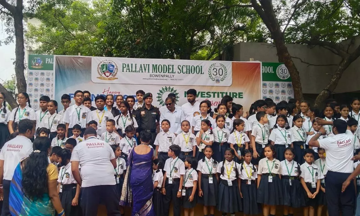 Pallavi Model School Bowenpally Celebrates 30th Anniversary and Investiture Ceremony