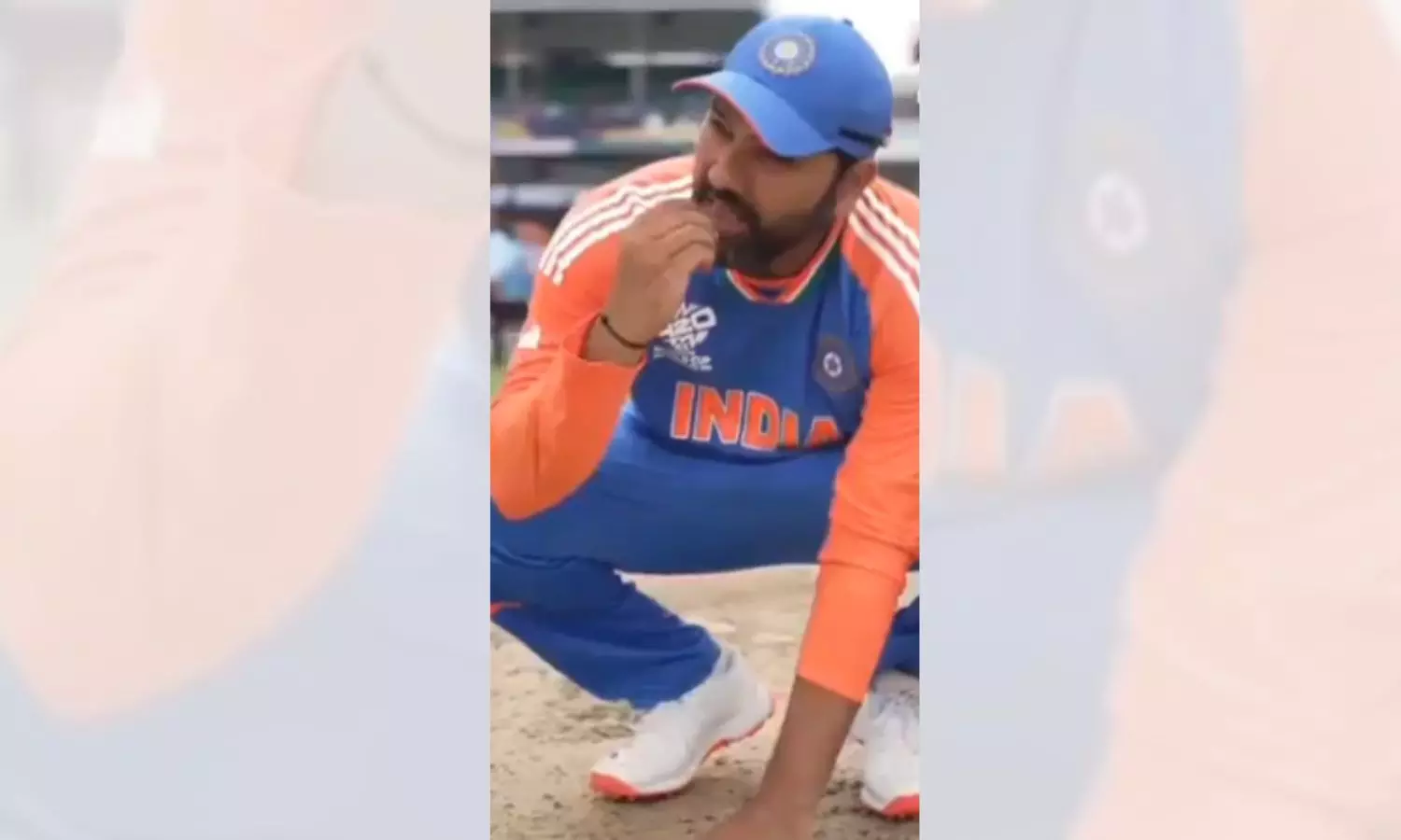 T20 World Cup: Why did Rohit Sharma taste mud from the pitch?