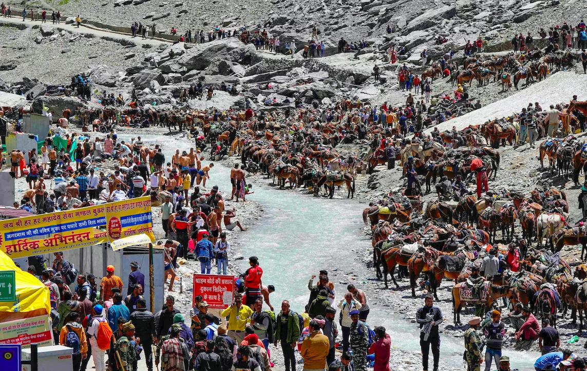 Over 1 lakh devotees visit Amarnath in first five days of annual yatra