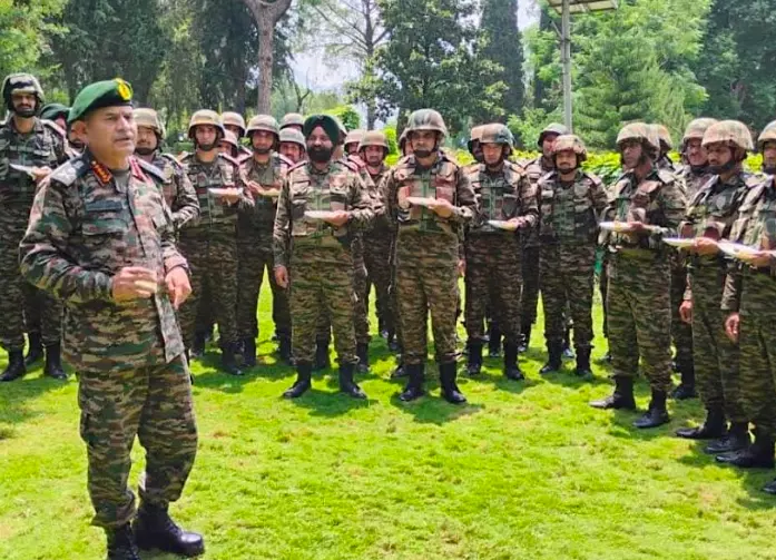 Army Chief Gen. Dwivedi overflies LoC; reviews operational preparedness in J&K frontier