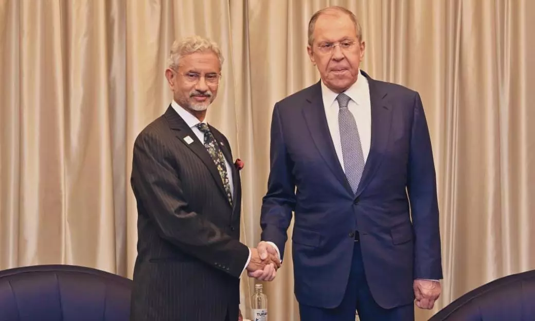 Jaishankar Raises Safety of Indian Nationals in Meeting with Russian Counterpart Lavrov