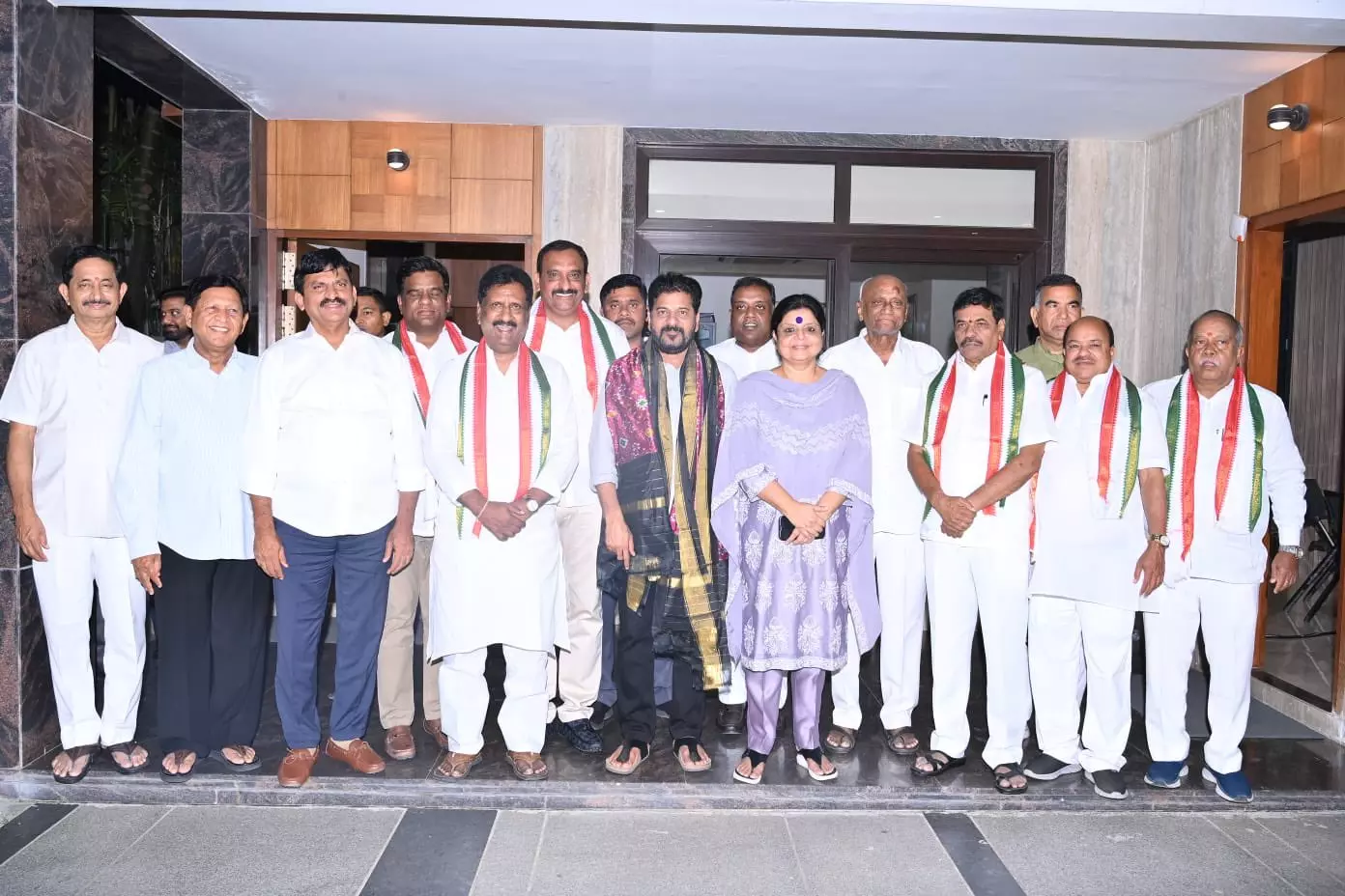 Six BRS MLCs Join Congress