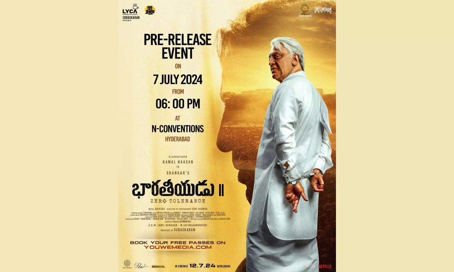 Kamal Haasans Bharateeyudu 2 Pre-release Event in Hyderabad