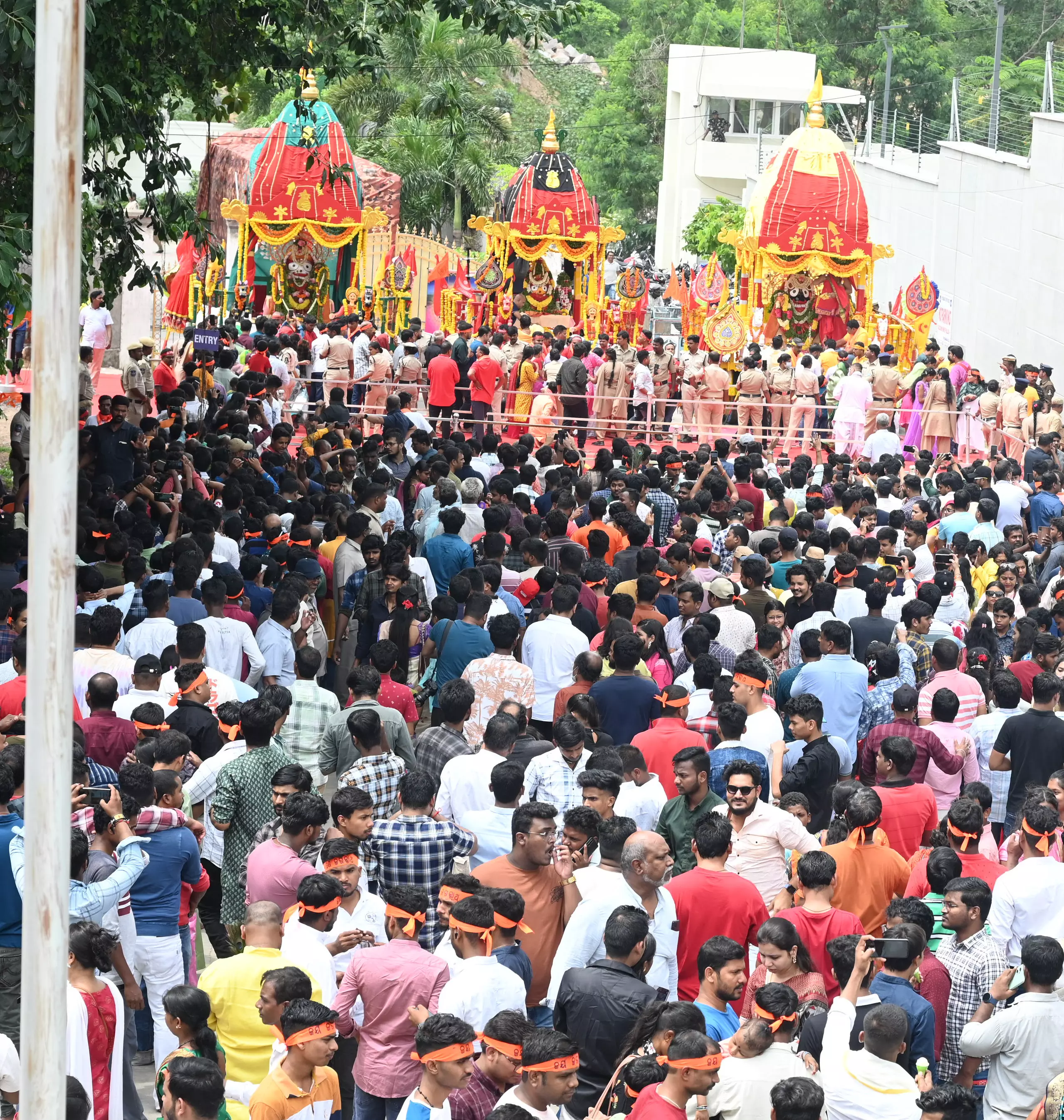 Rath Yatra celebrated by many temples in Hyderabad