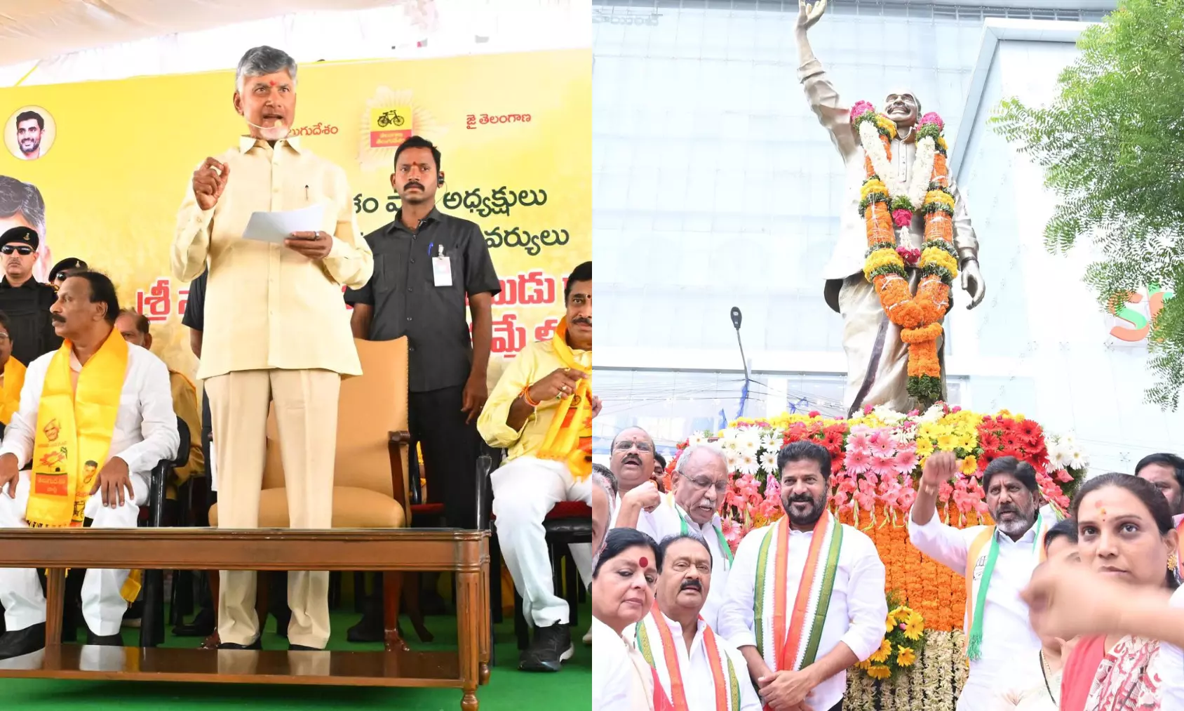 Celebrating two anti-Telangana leaders may have political ramifications