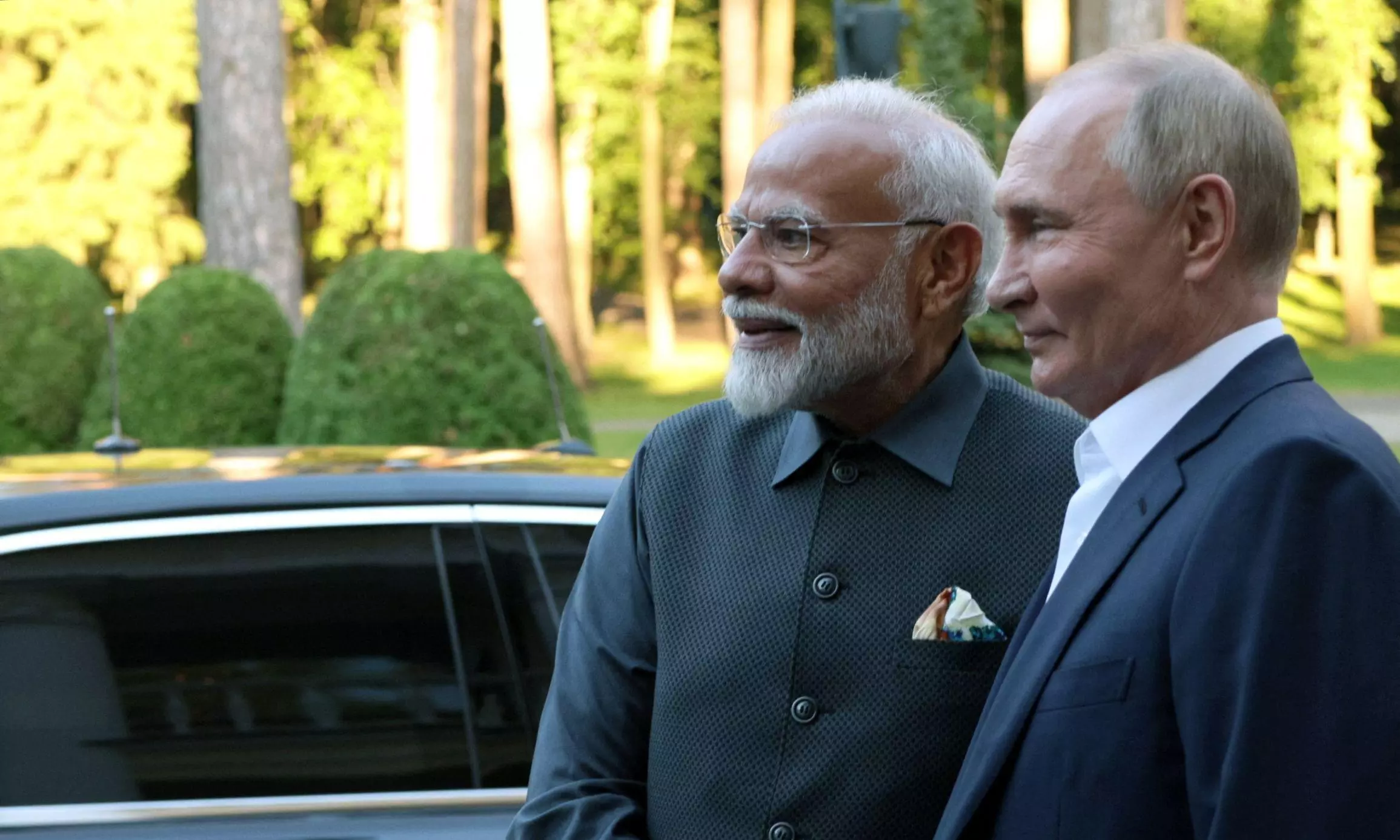 PM Modi hails Russia as Indias all-weather friend; lauds Putins leadership