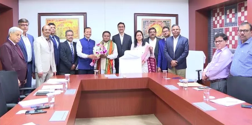 Naveen Jindal leads India Steel Association delegation to meet Odisha CM