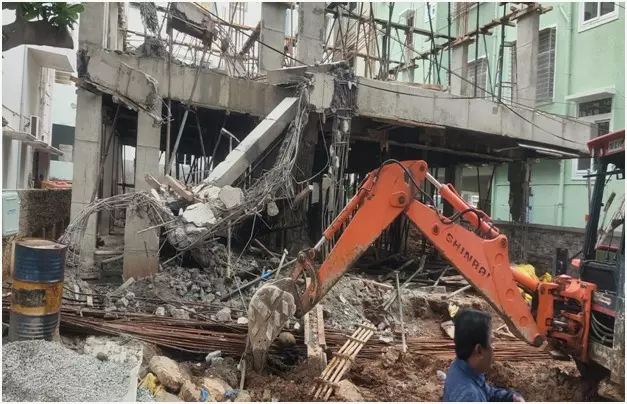 Hyderabad: Illegal Buildings in Ayyappa Society Razed