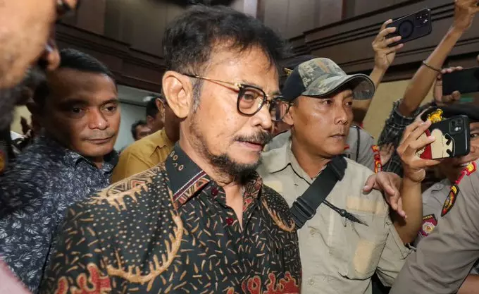 Former Indonesian agriculture minister sentenced to 10 years for corruption