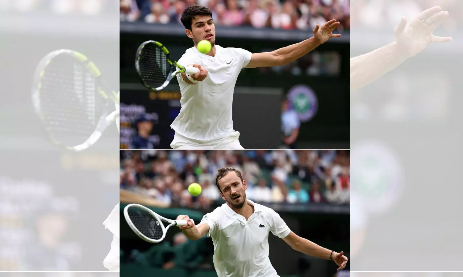 Wimbledon 2024: Carlos Alcaraz faces Daniil Medvedev; Novak Djokovic plays Lorenzo Musetti in semis