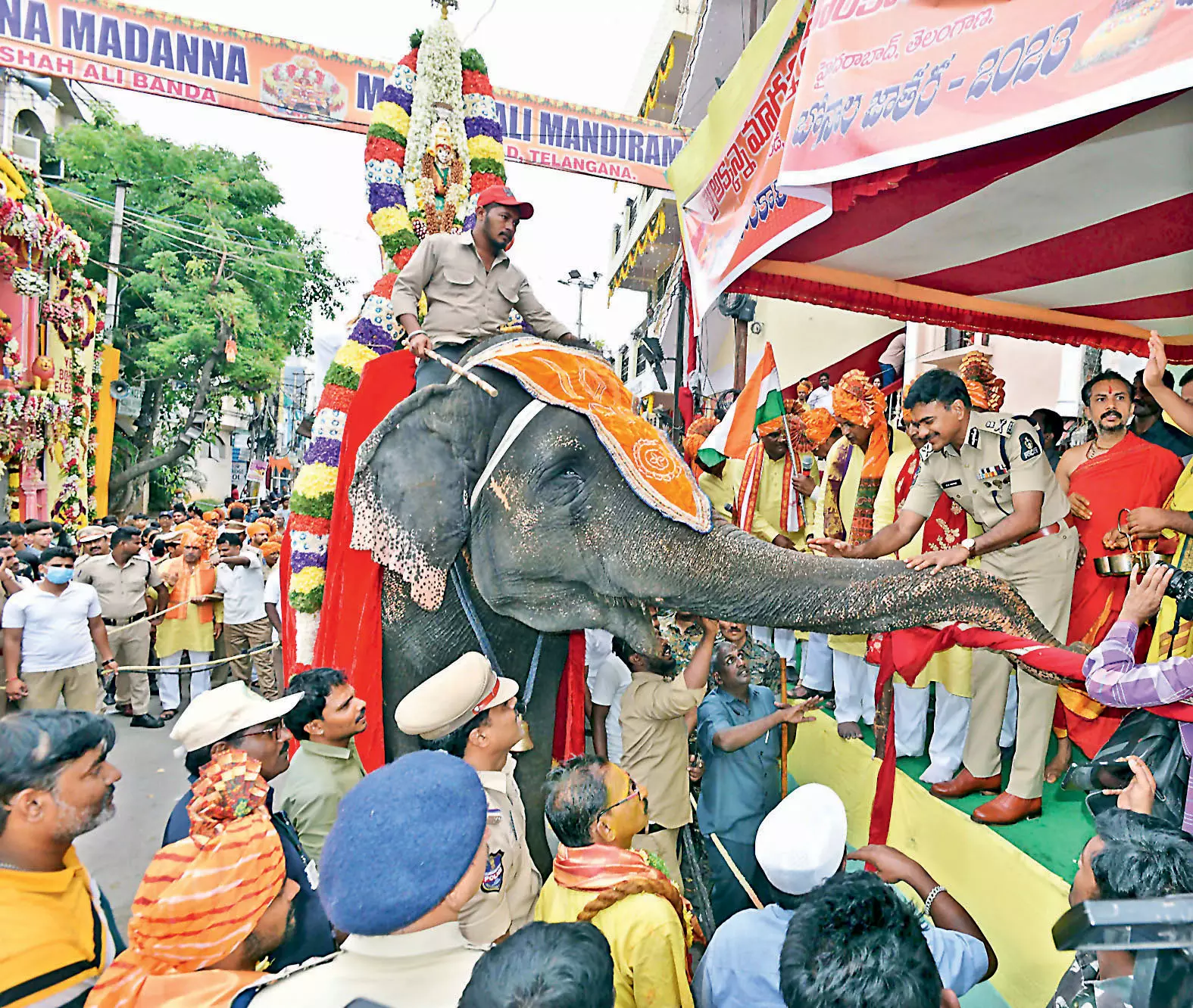 Decks cleared for elephant Roopavathi to attend Bonalu, Muharram processions in Hyderabad