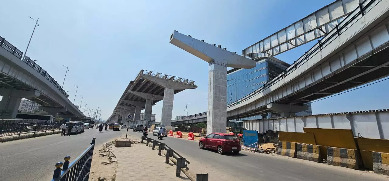 ORR-Kondapur flyover works slow down