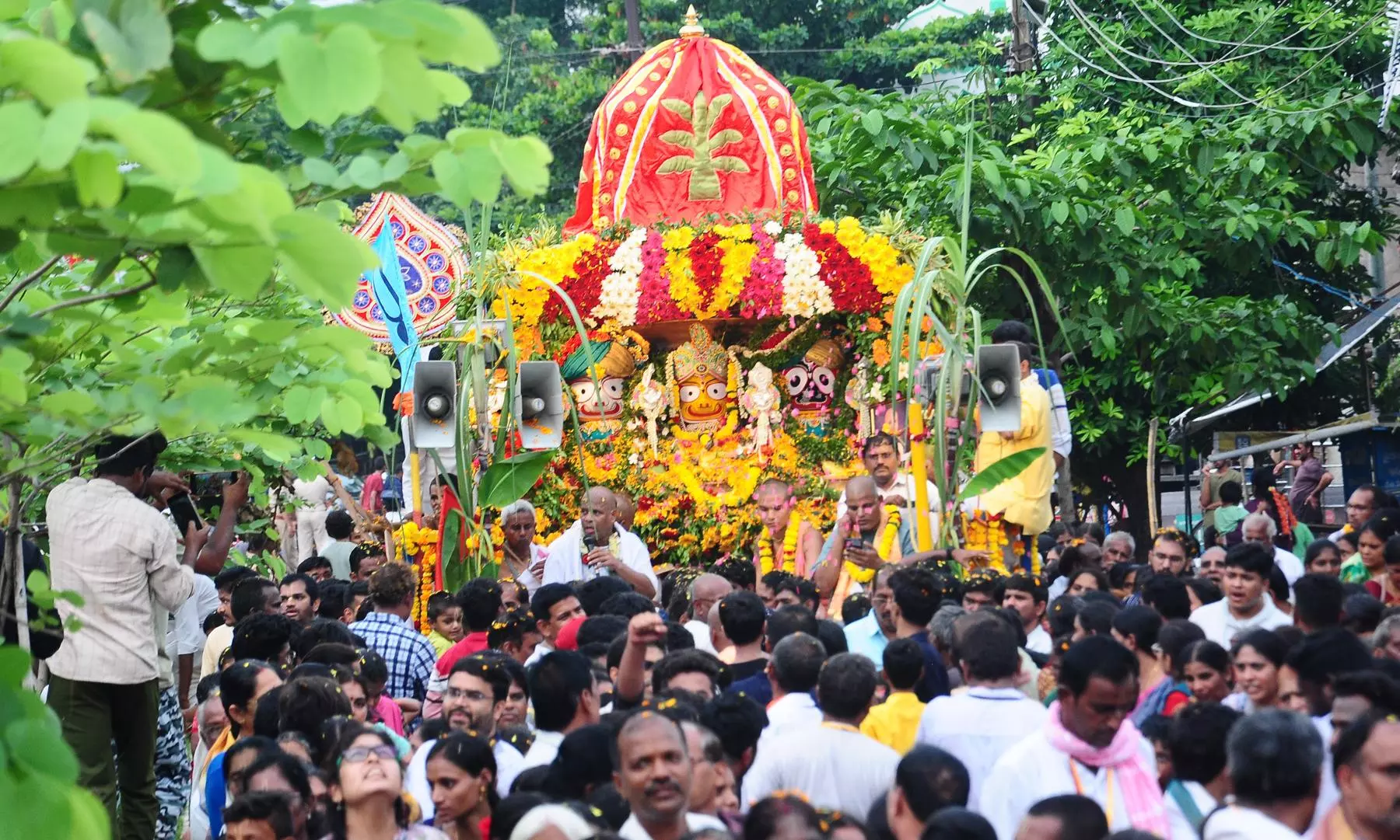 Jagannath Rath Yatra today in Nizamabad