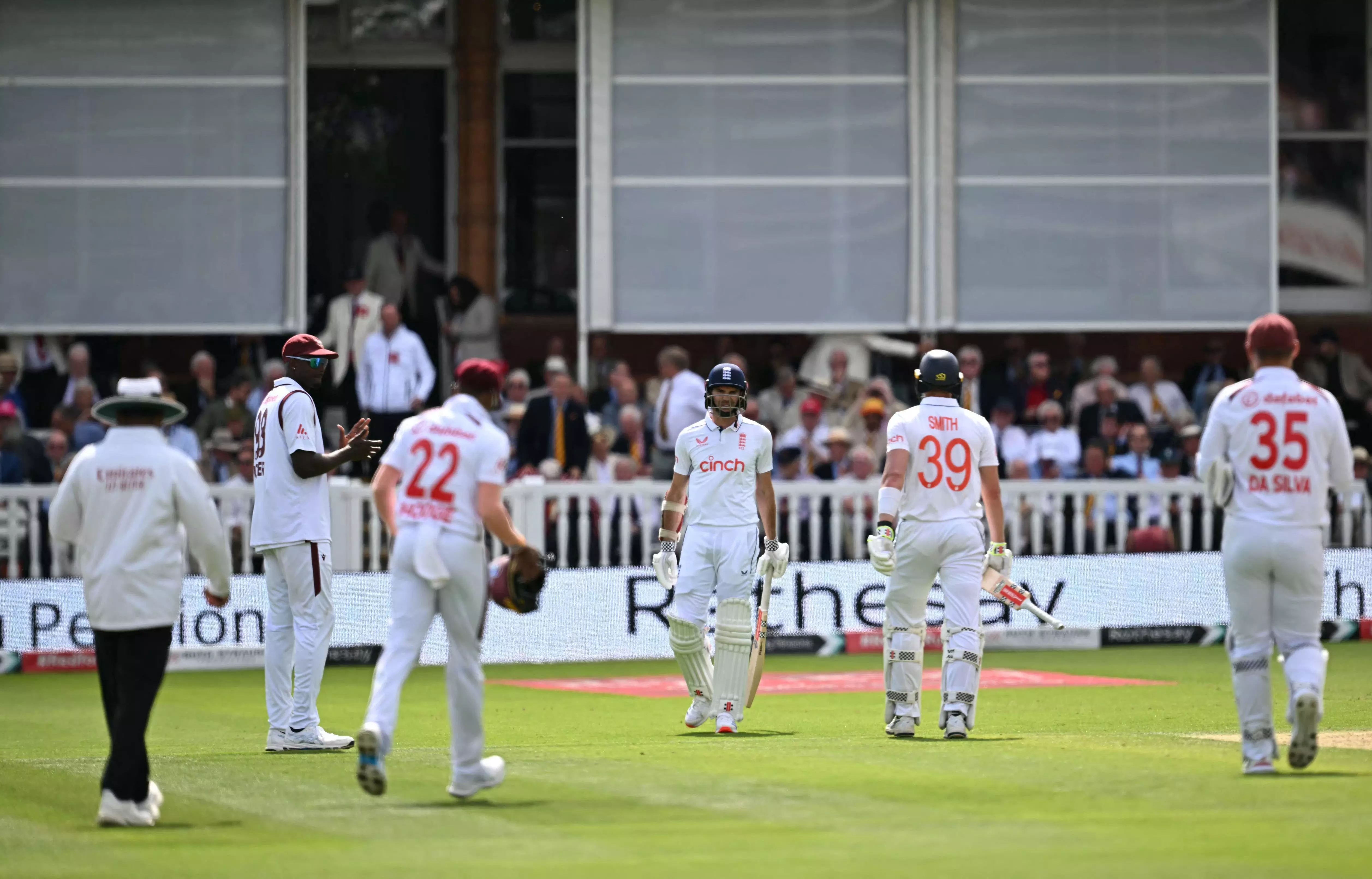 Run-out revelry scuppers West Indies’ Anderson guard of honour plans