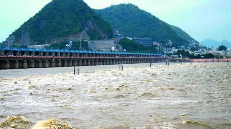 Andhra Pradesh: Godavari rising steadily; 80,000 cusecs of water going into sea