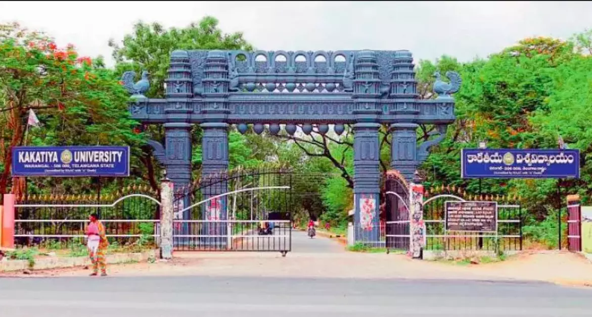 Kakatiya University Students Protest Negligence After Hostel Roof Collapse