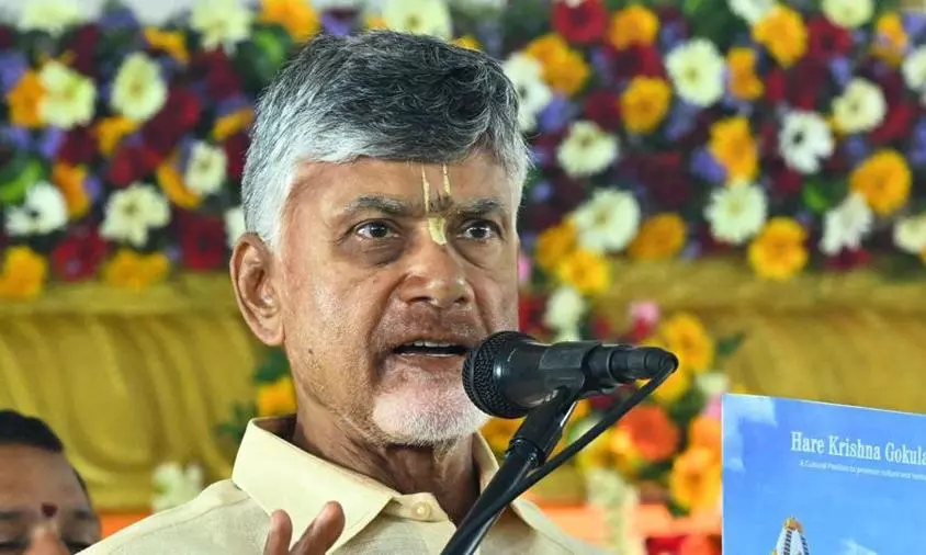 Naidu Requests People Not to Touch his Feet