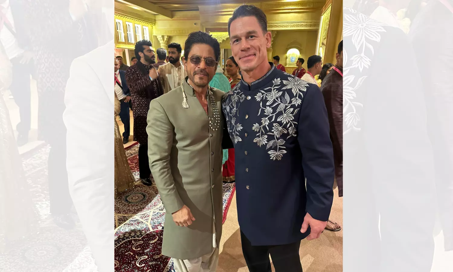 John Cena shares pic with SRK, talks about Indian superstars positive effect on his life