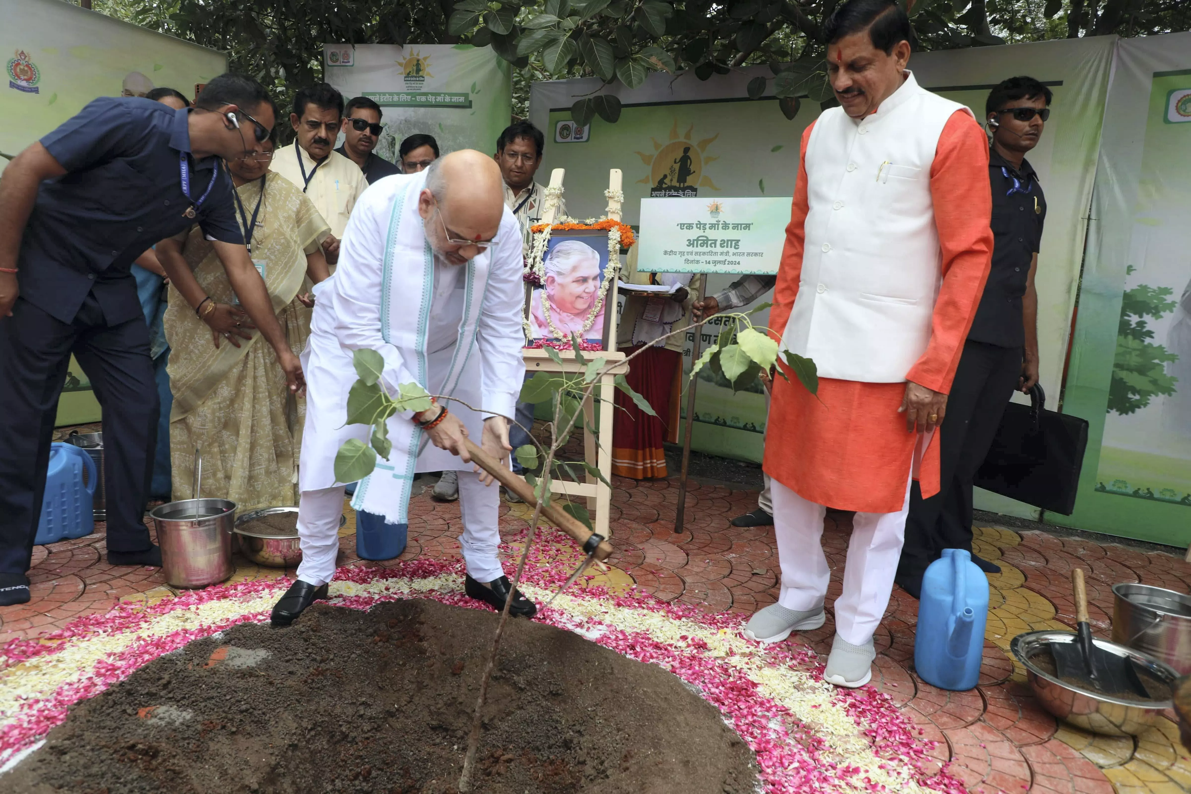 MP: Shah launches record breaking sapling plantation drive in Indore, says PM committed to protecting environment