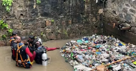 Search Continues for Sanitation Worker Who Went Missing in Thiruvananthapuram Canal