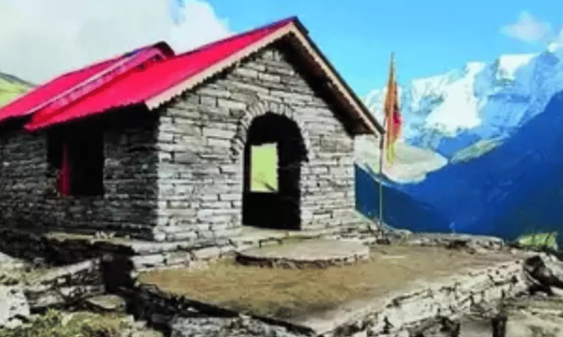 Baba Builds Unauthorized Temple on Glacier, Locals Cry Sacrilege