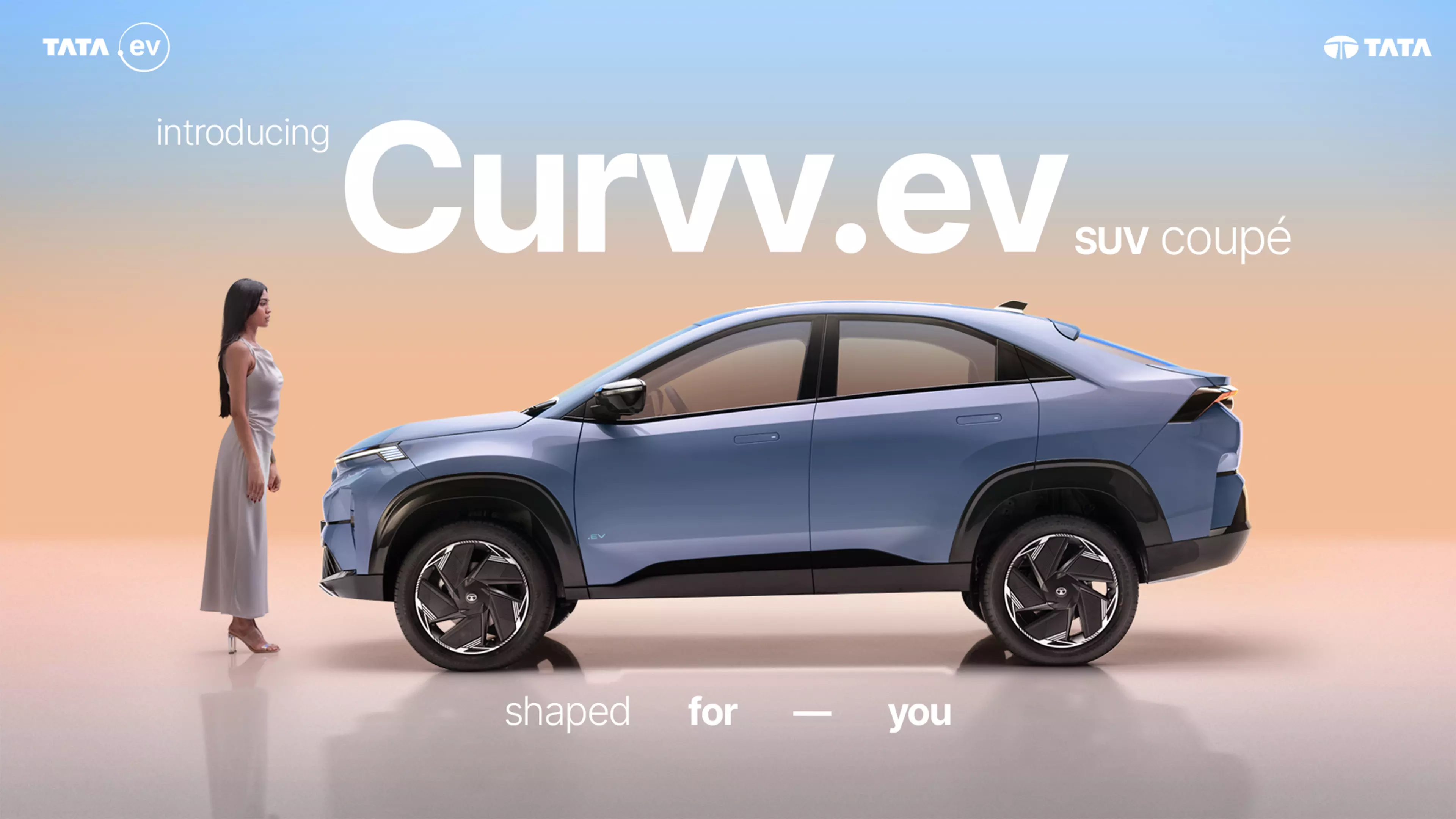 Tata Curvv SUV Coupe unveiled in ICE and EV guise