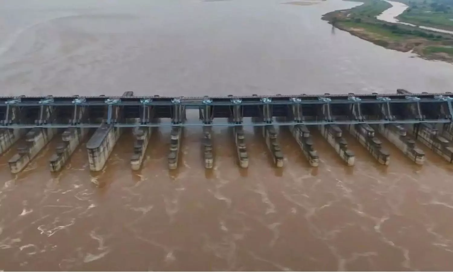 Water levels in Medigadda barrage rises rapidly