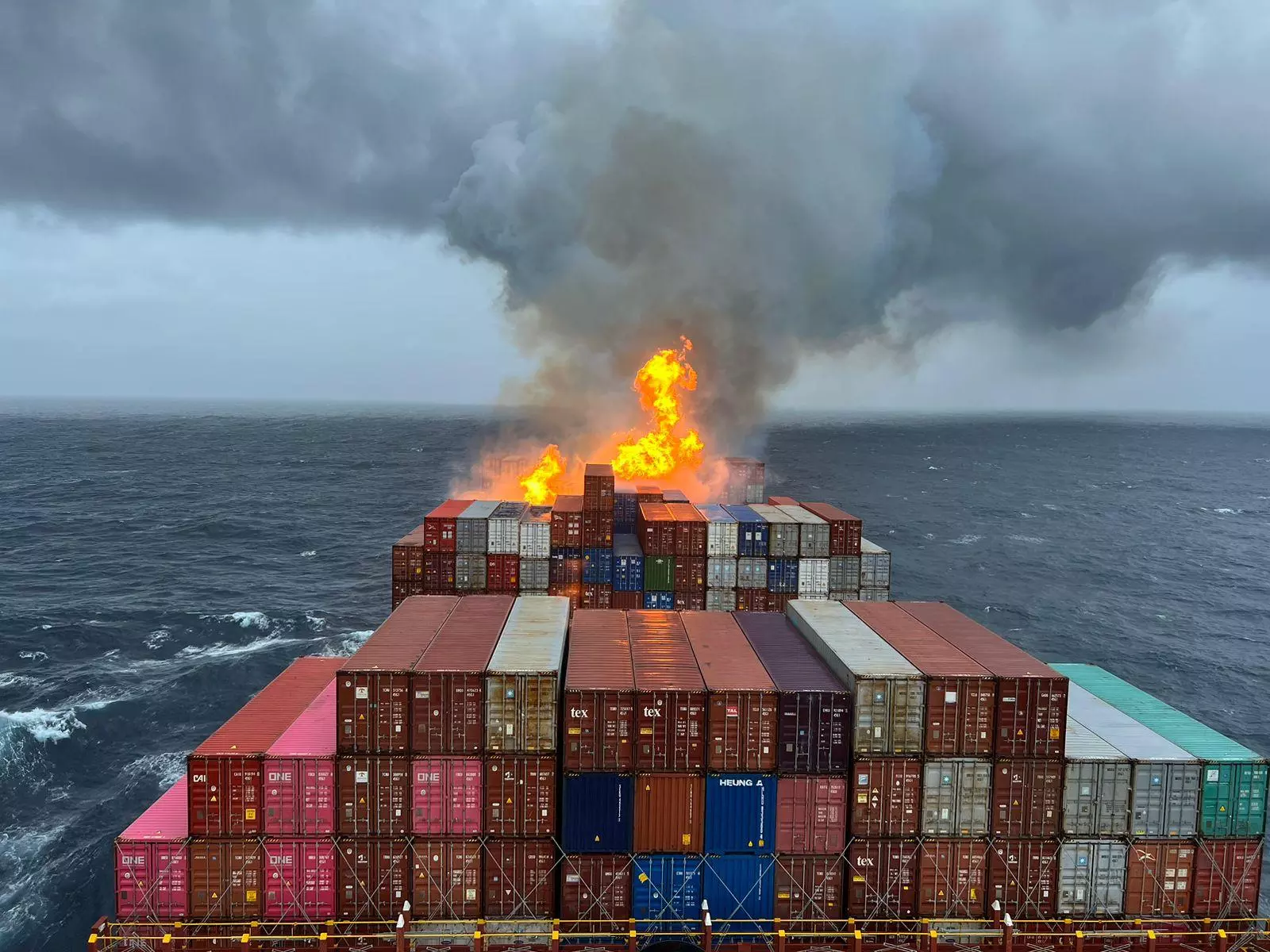 Fire breaks out on cargo ship off Goa coast