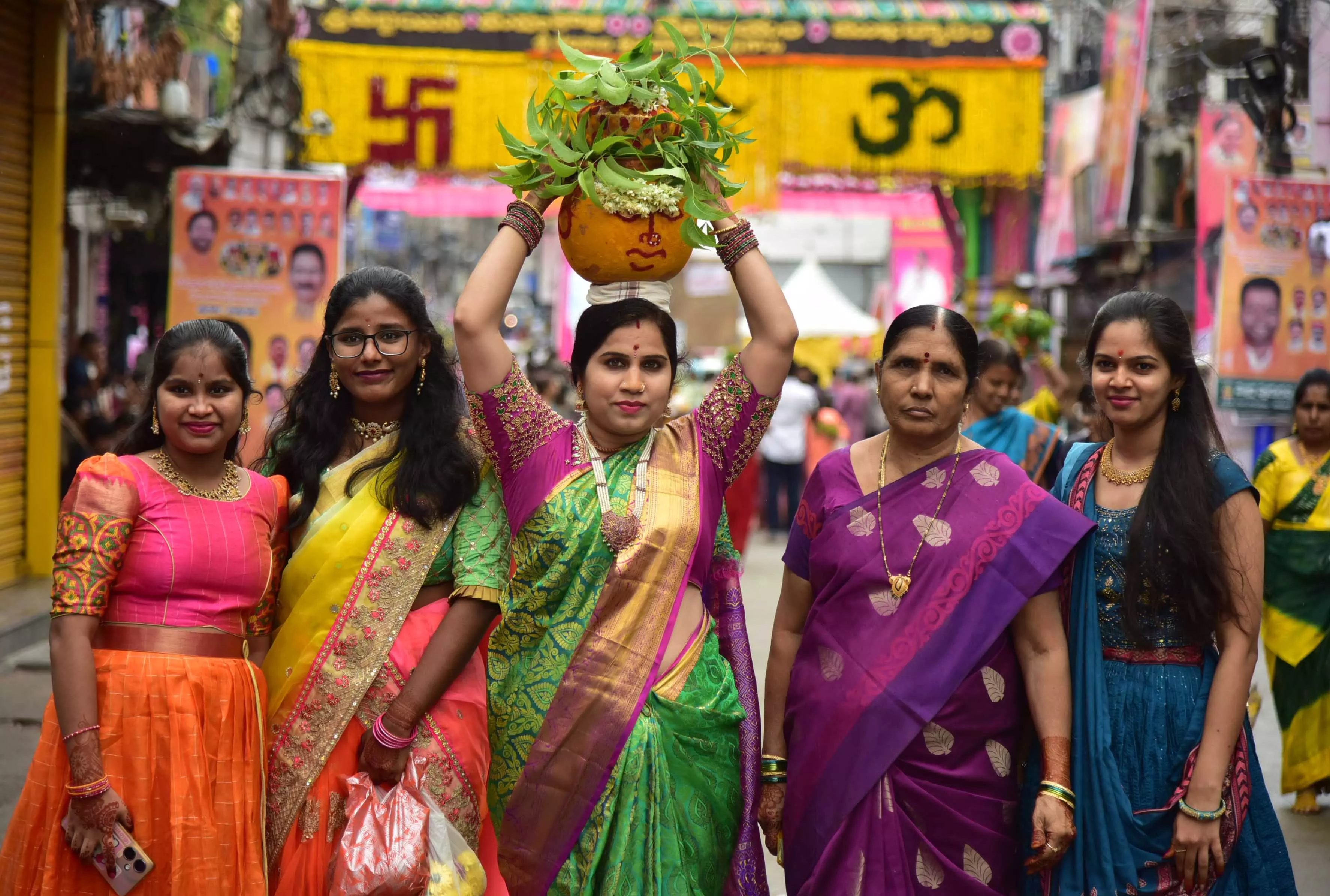 Lashkar Bonalu celebrated with pomp and gaiety