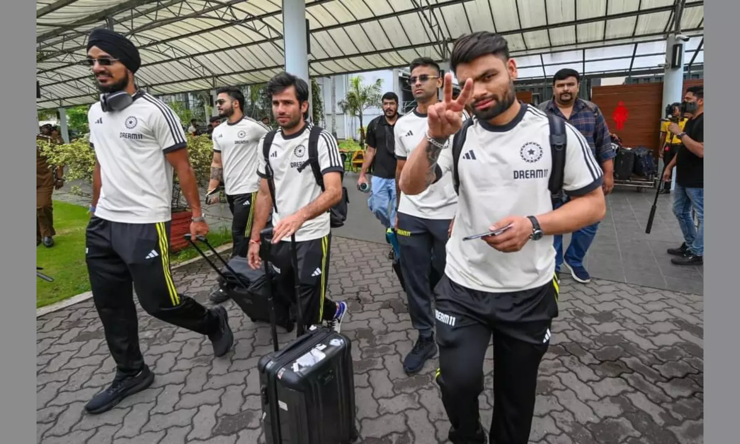 Team India reaches Sri Lanka for three-match T20I series