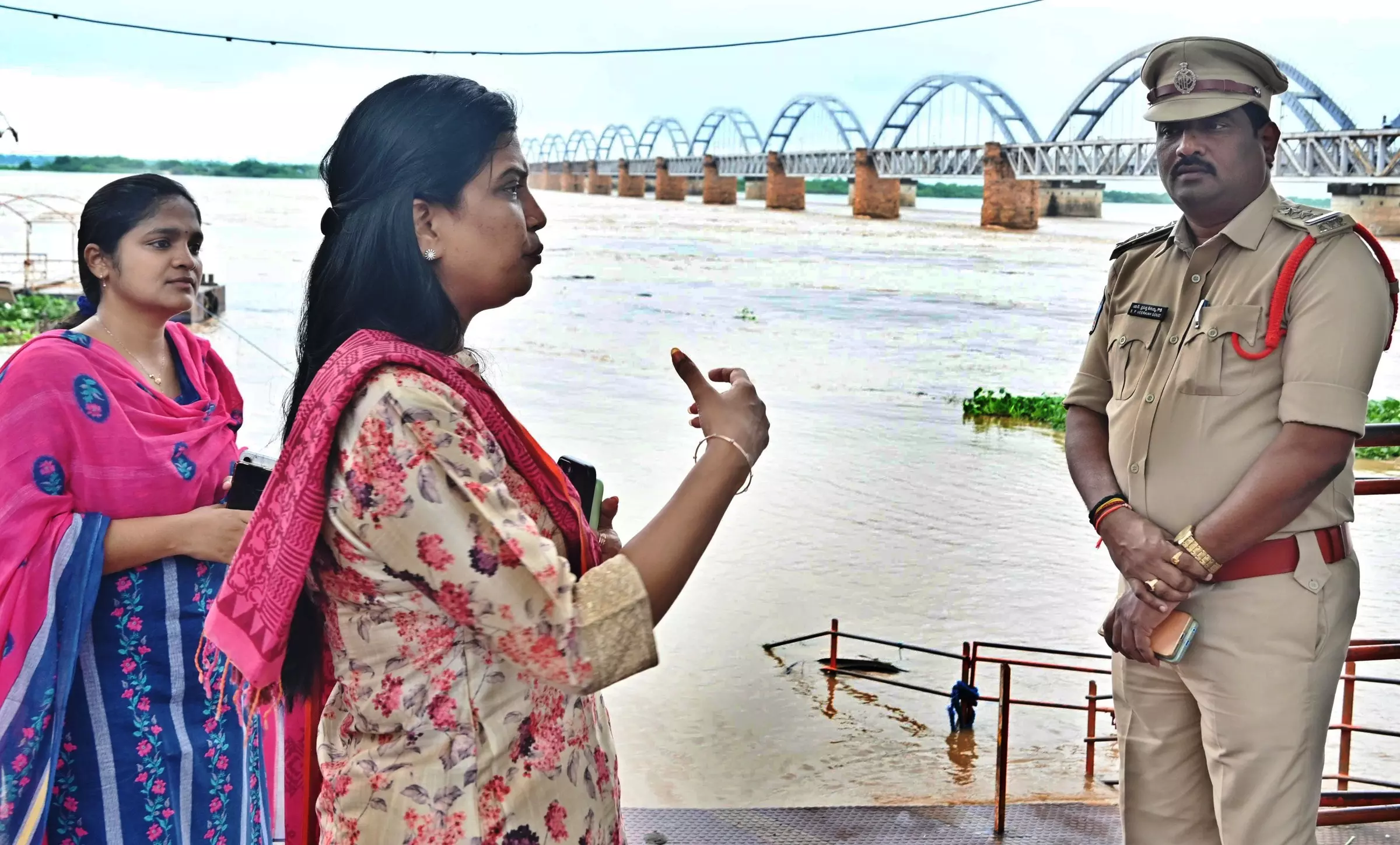 River Gosthani Breaches in West Godavari