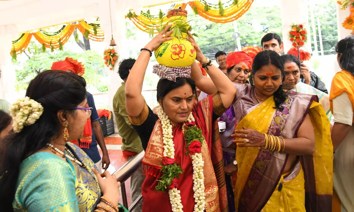 Temples in Colonies, Slums Decked up for Bonalu Festivities