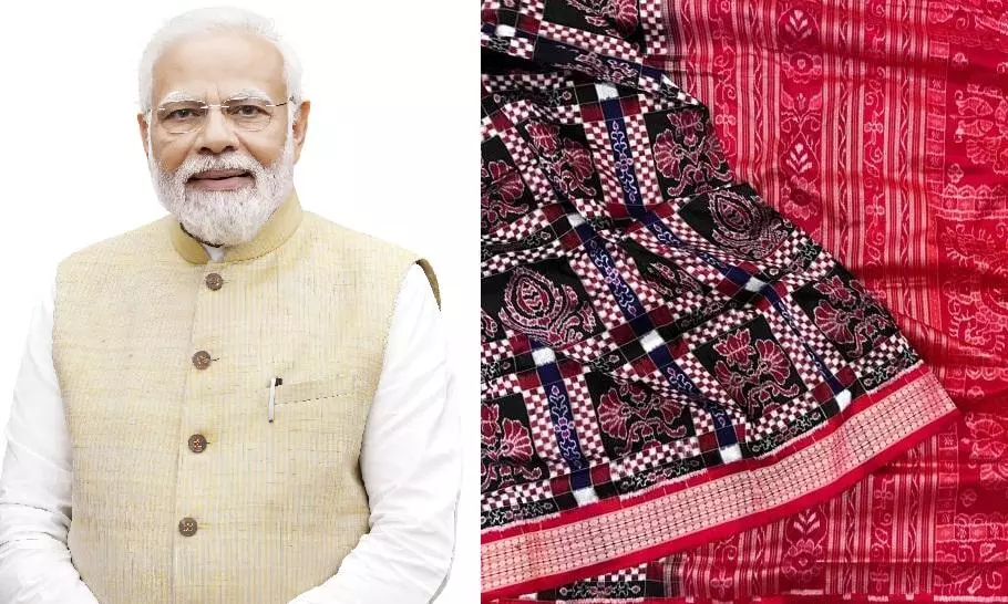 Modi Mentions About Sambalpuri Saree in Mann Ki Baat Programme