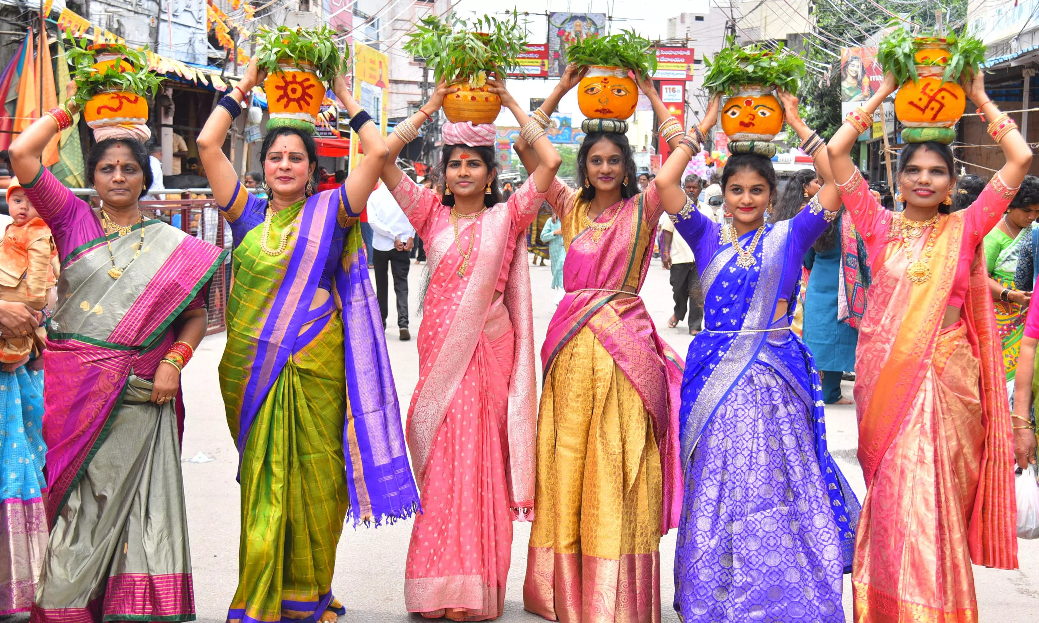 Women take spotlight during colourful bonalu celebrations