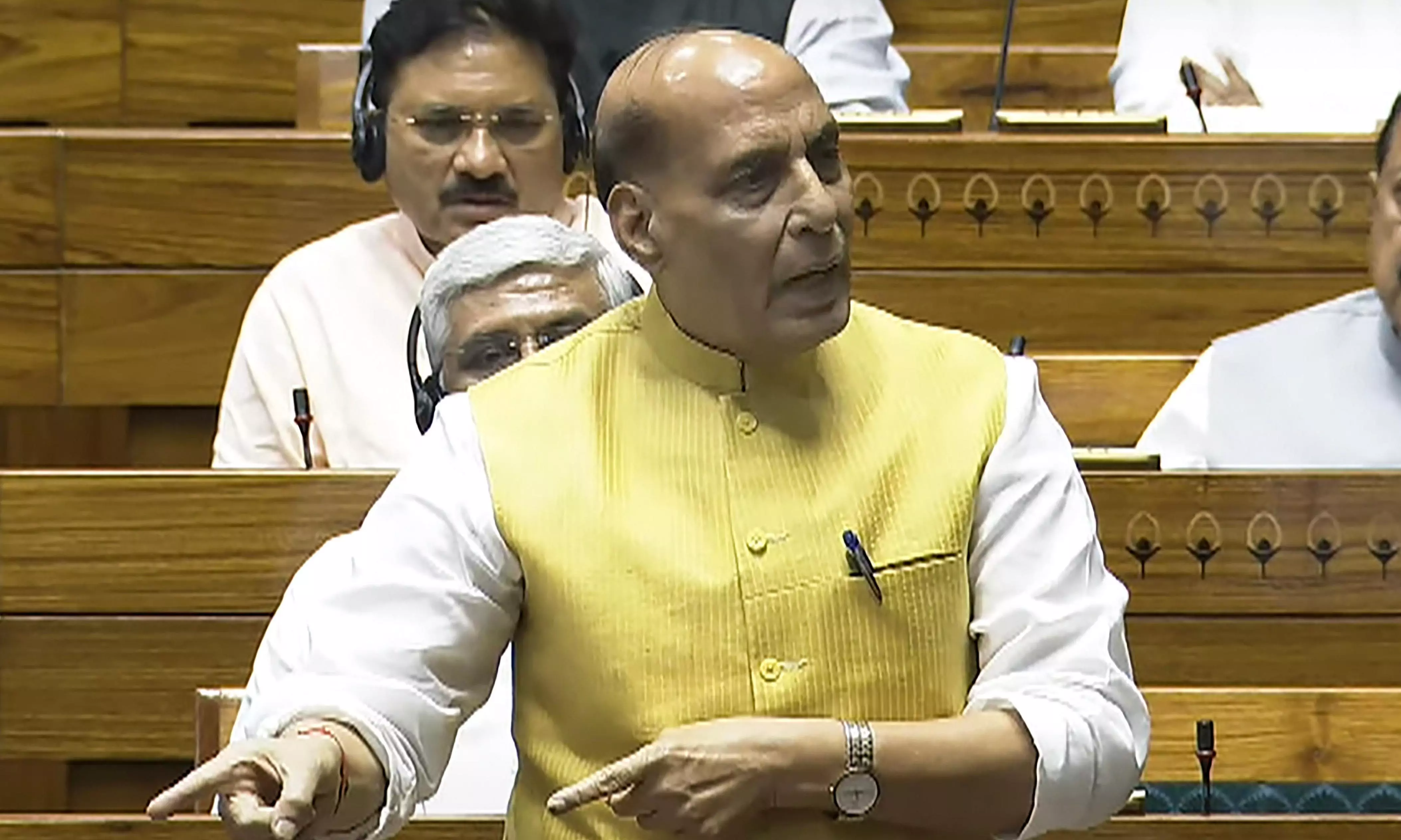 Rahul Misleading Nation on Security, Says Rajnath