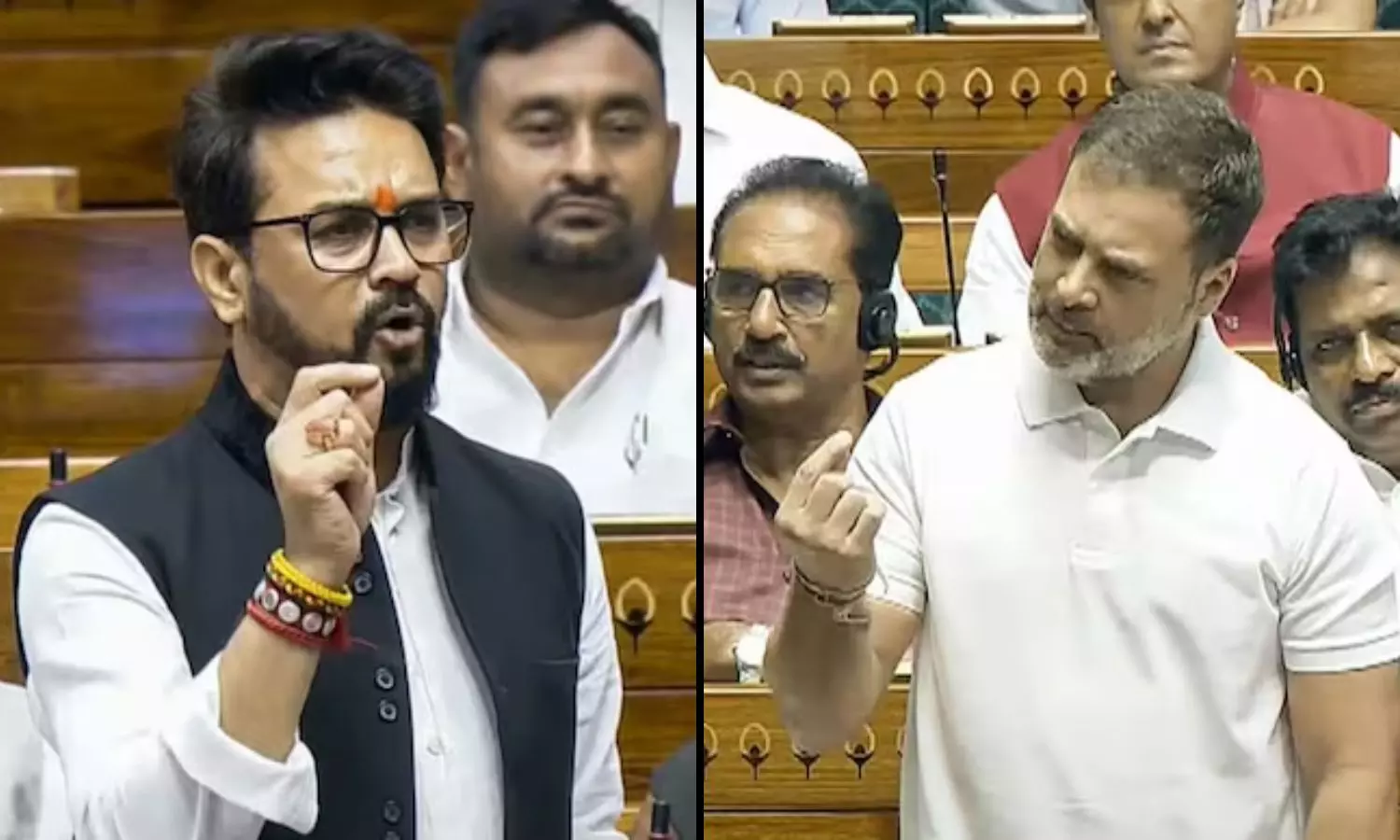 Anurag, Rahul get into ‘caste ’fight during LS Budget debate